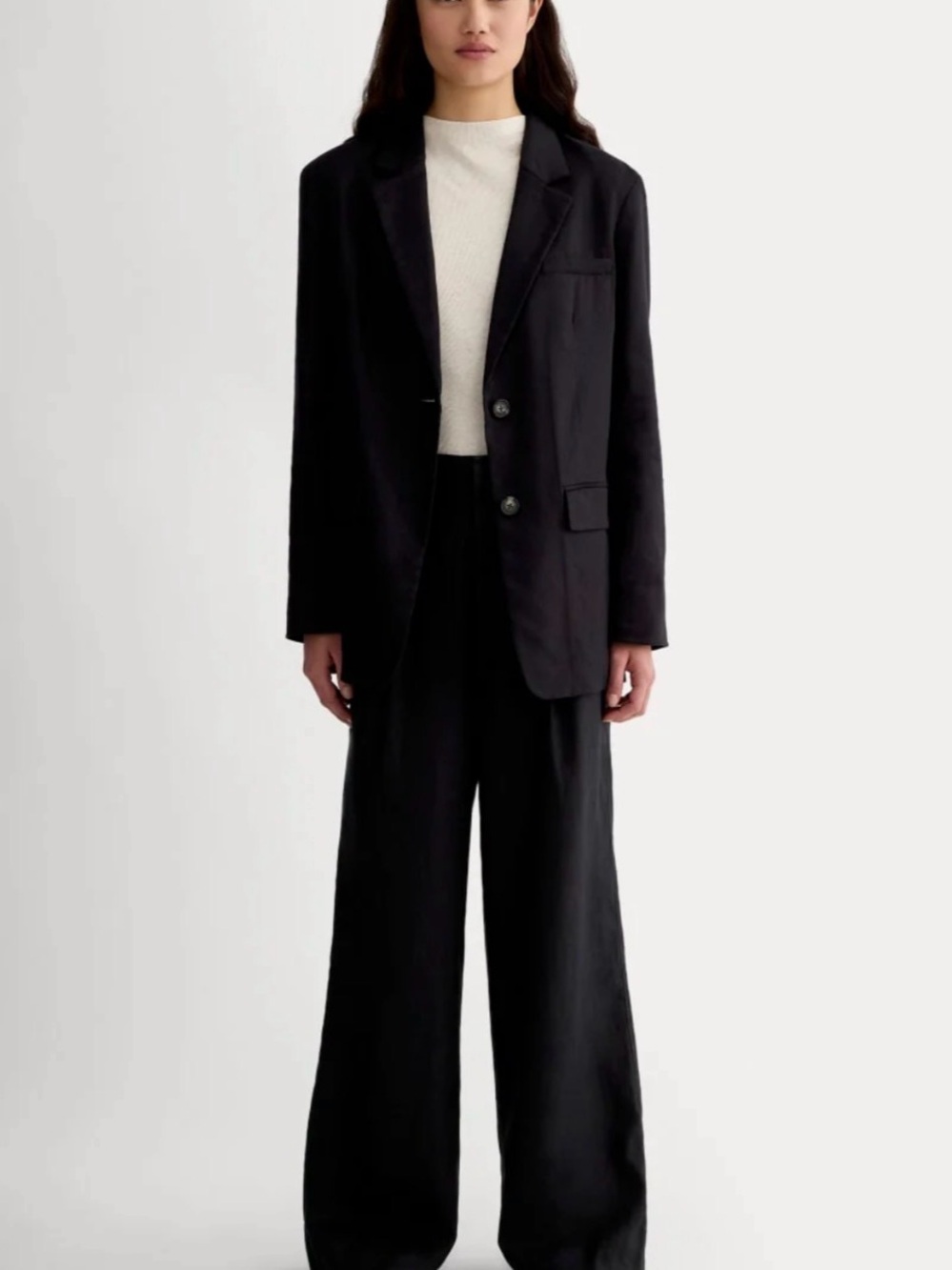 Everlane Linen Way High Drape Pants